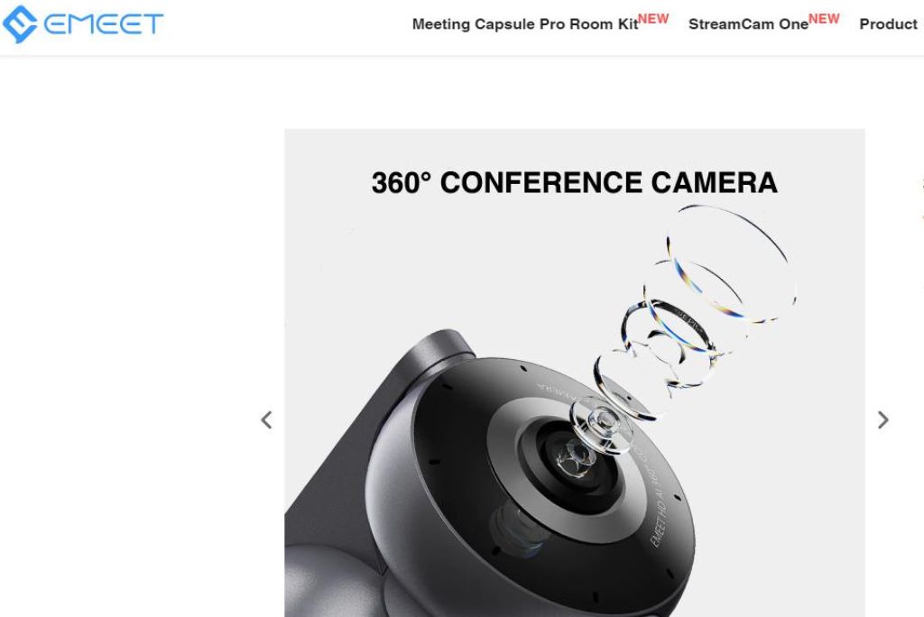 EMEET Meeting Capsule 360° Conference Camera office gadget